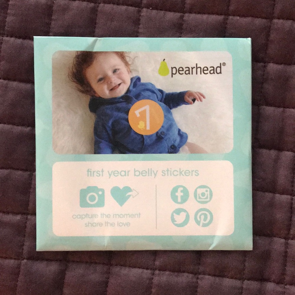 12 month milestone stickers